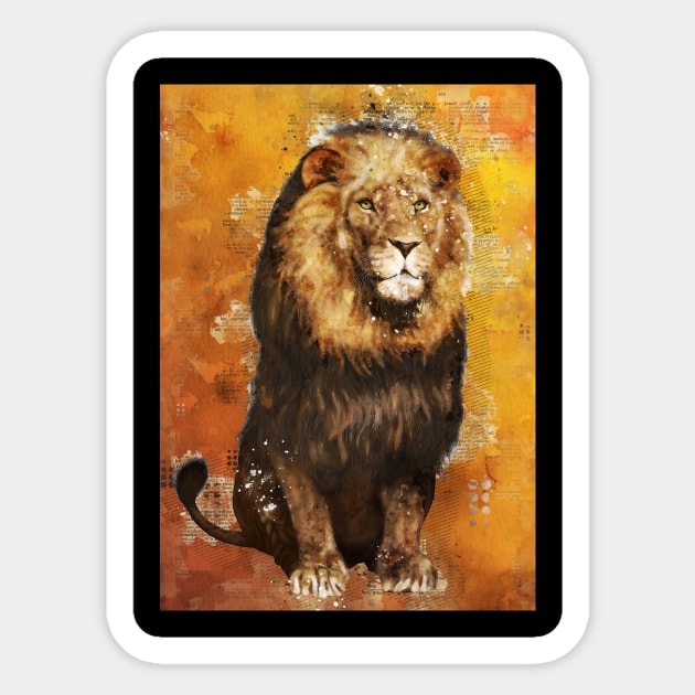 Lion Sticker by Durro